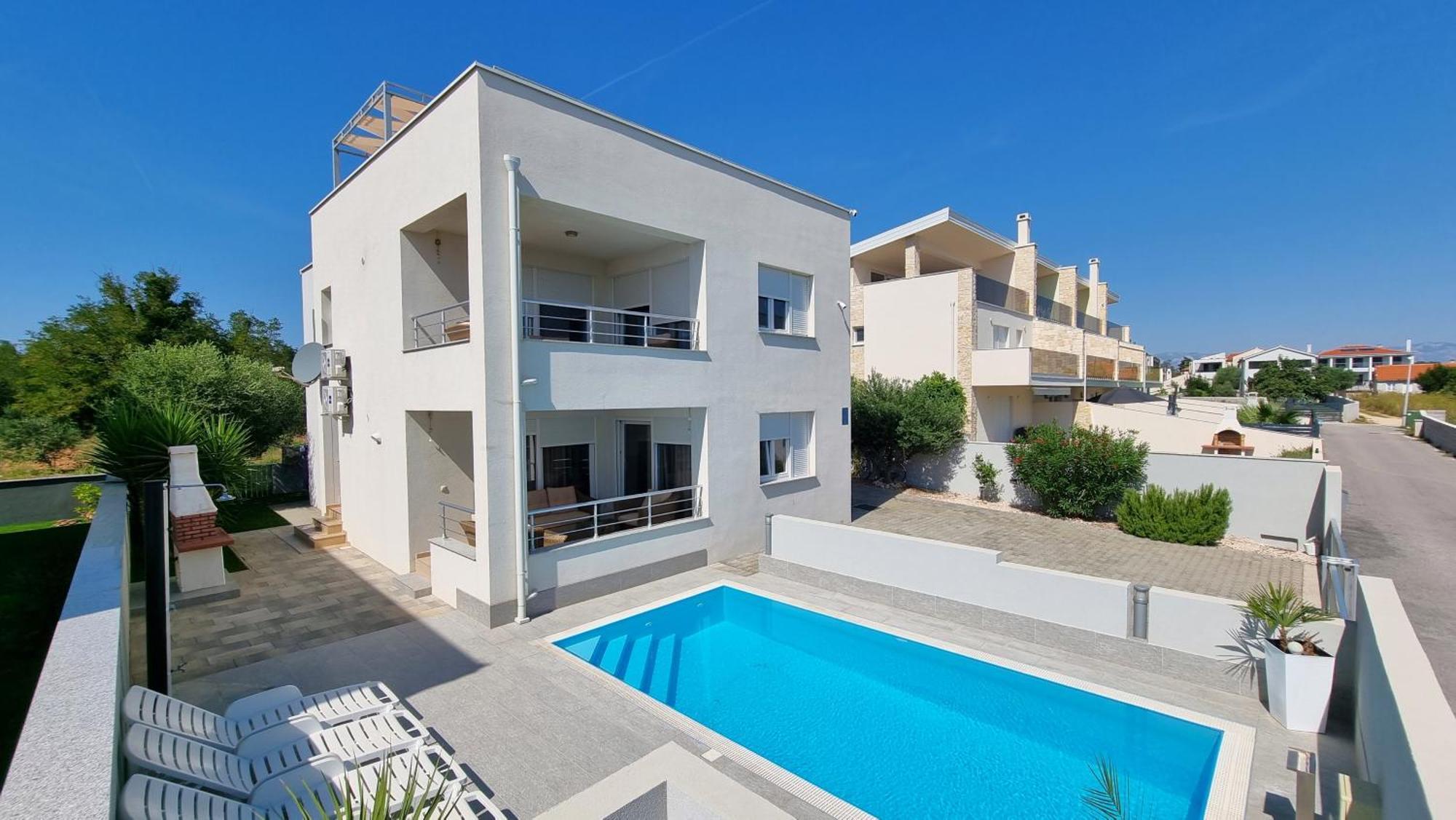 Le Mare - Pool, Sandstrand, Meerblick, W-lan, Grill Appartement Privlaka (Zadar)